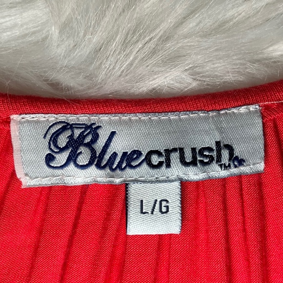 Bluecrush Red Top With Indigenous Type Print - Picture 3 of 5